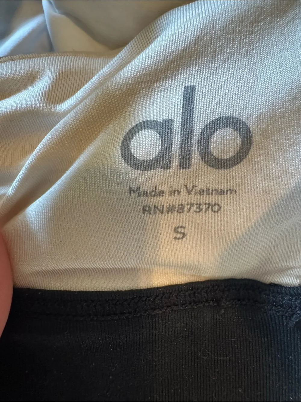 Alo mesh & strappy sports top (S)